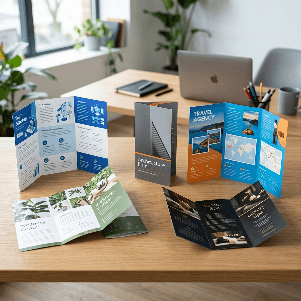 Thiết Kế Brochure Gấp 3: Layout & Mẹo Pro