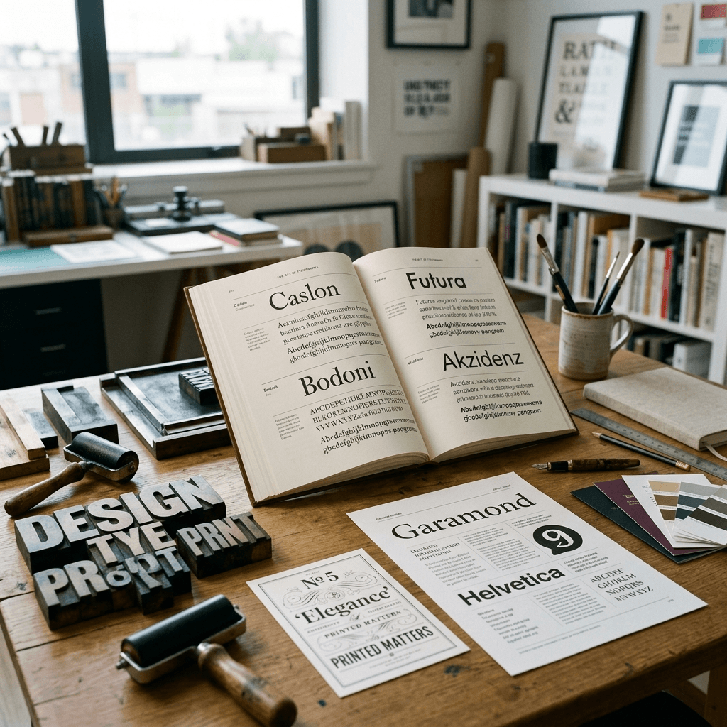 Typography Trong Thiết Kế In Ấn: Quy Tắc & Mẹo Chọn Font Chuyên Nghiệp